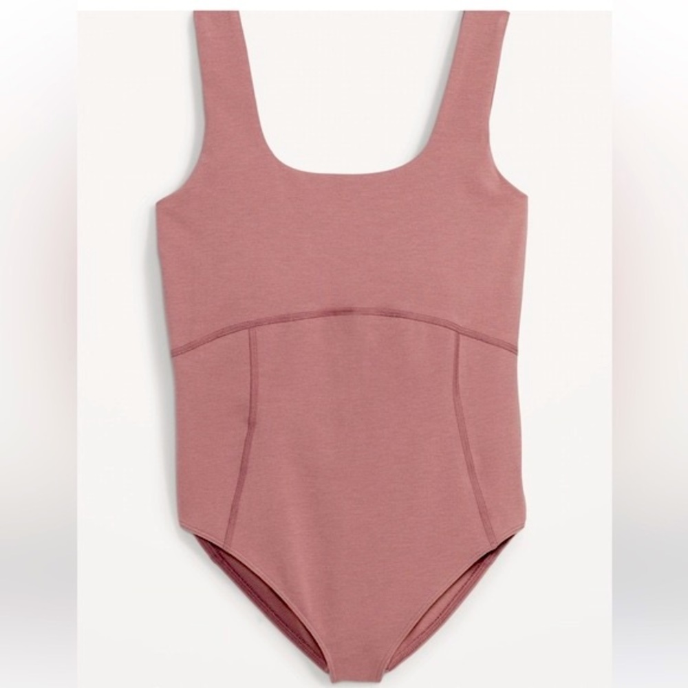 New! Mauve PowerChill Go-Dry Bodysuit, L